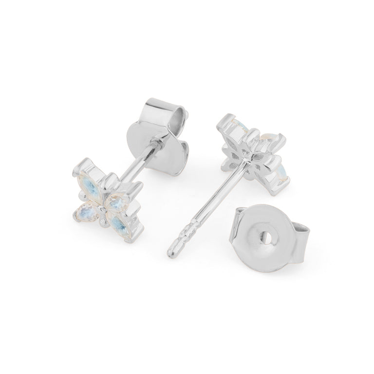 Ohrstecker SERAINA NAVETTE mit Mondstein
