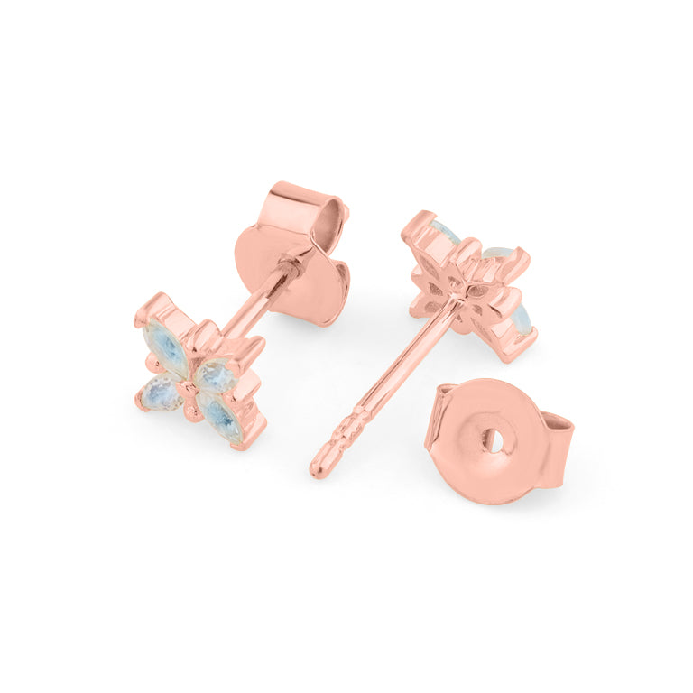 Ohrstecker SERAINA NAVETTE mit Mondstein