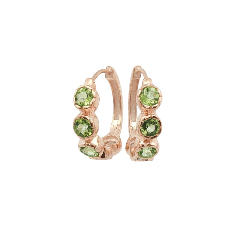 Creolen HARRIET Peridote 20 mm
