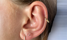 Creolen Tailly 12 mm mit Topasen
