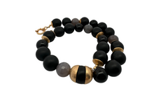 Statement-Collier aus Onyx
