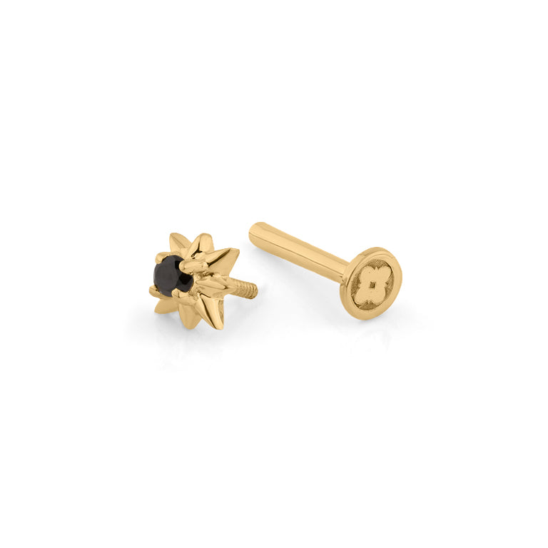 Piercing EMILIA mit Spinel