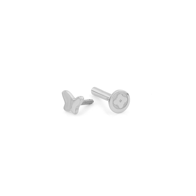 Piercing FARFALLA 3 X 4 mm poliert