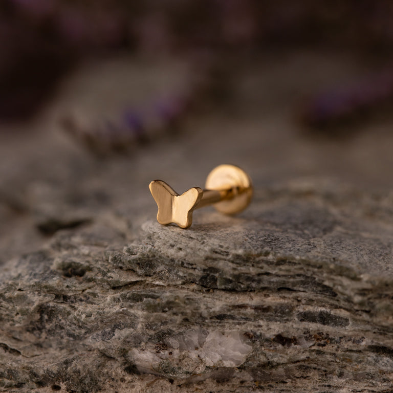 Piercing FARFALLA 3 X 4 mm poliert