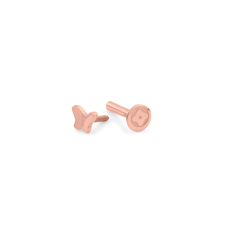 Piercing FARFALLA 3 X 4 mm poliert