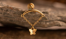 Piercing FARFALLA hidden Helix 18k Gold