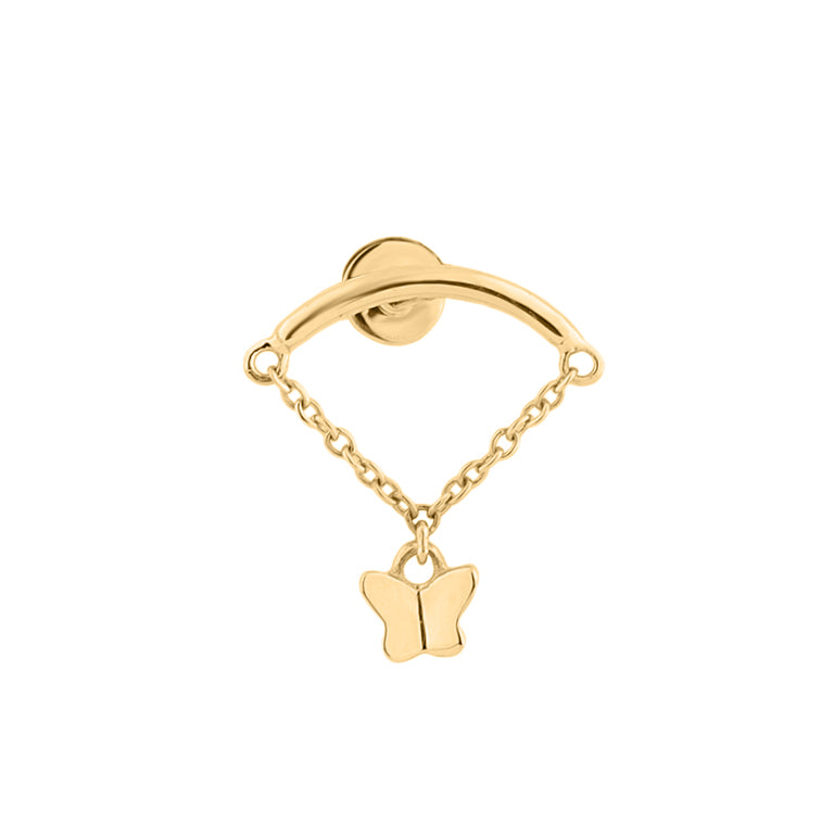 Piercing FARFALLA hidden Helix 18k Gold