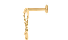 Piercing FARFALLA hidden Helix 18k Gold