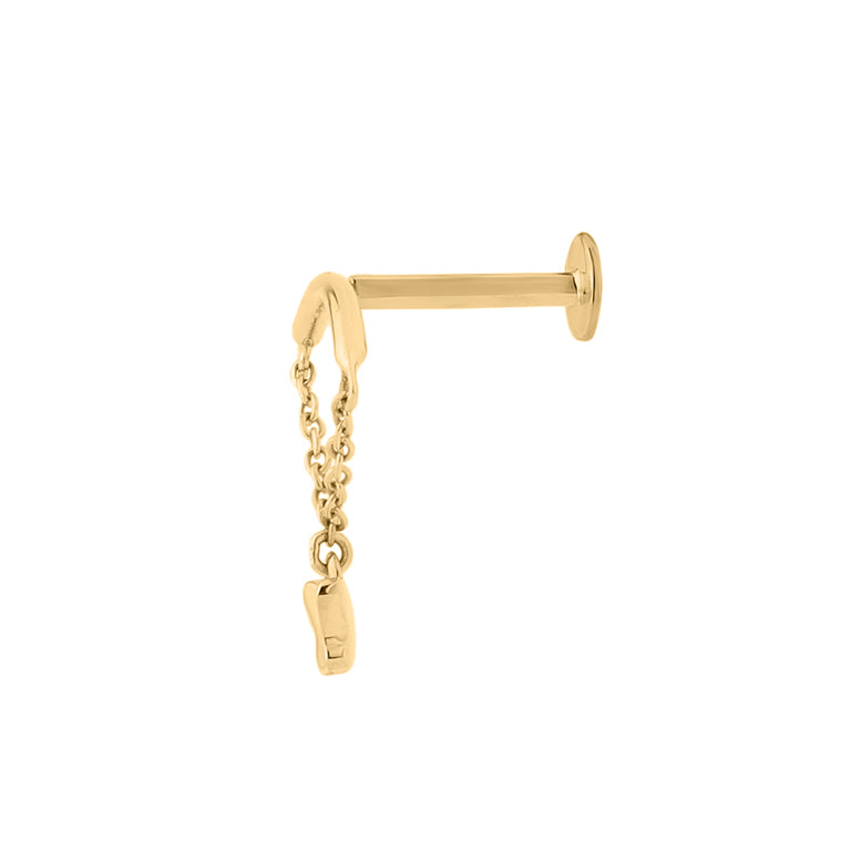 Piercing FARFALLA hidden Helix 18k Gold