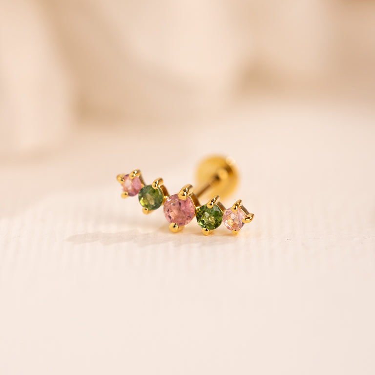 Piercing FATIMA SMALL Multiturmalin