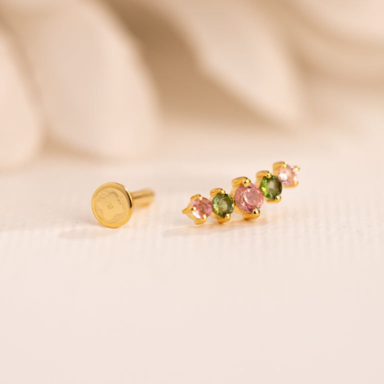 Piercing FATIMA SMALL Multiturmalin
