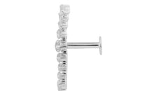 Piercing FATIMA weisse Topasen