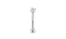Piercing KIRAN mit weissen Topasen