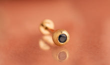 Piercing MATILDE mit 2.5 mm Saphir