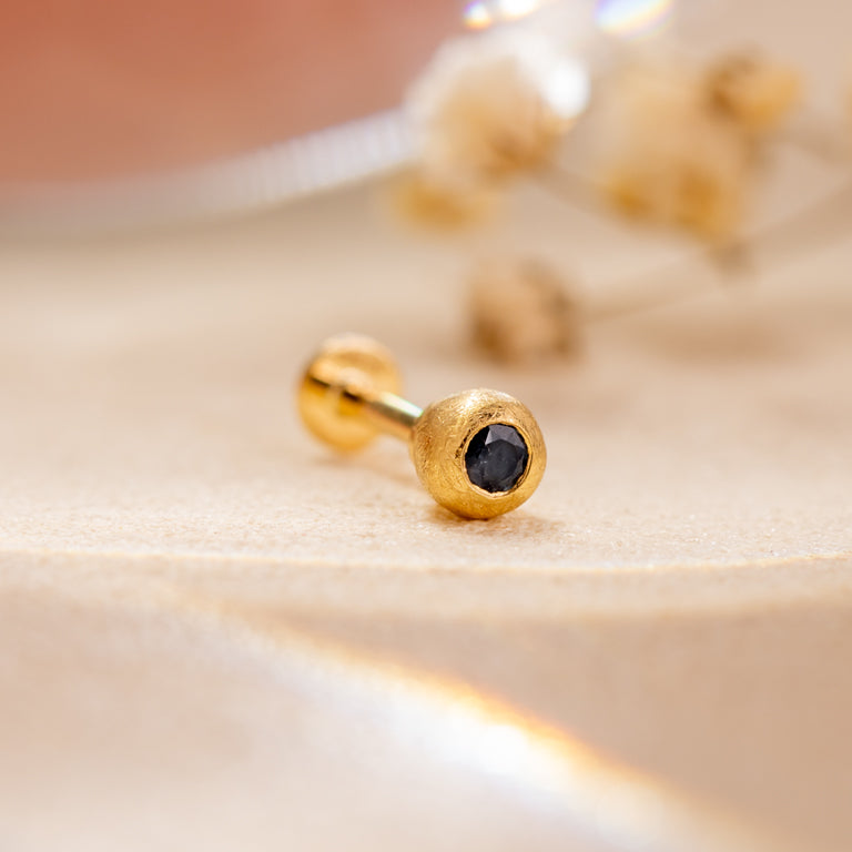 Piercing MATILDE mit 2.5 mm Saphir