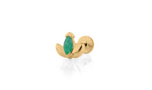 Piercing MINI LOTUS Smaragd