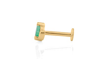 Piercing MINI LOTUS Smaragd