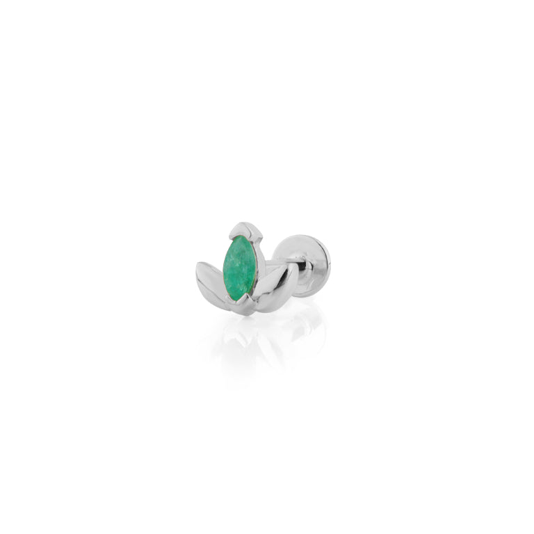 Piercing MINI LOTUS Smaragd