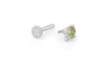 Piercing NORAH mit grünem Turmalin 3 mm