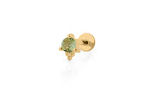 Piercing NORAH mit grünem Turmalin 3 mm