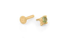 Piercing NORAH mit grünem Turmalin 3 mm