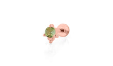 Piercing NORAH mit grünem Turmalin 3 mm