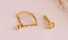 Piercing SINGLE BALL hidden  Helix 18k Gold