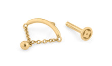 Piercing SINGLE BALL hidden  Helix 18k Gold