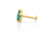 Piercing SOREN mit Smaragd