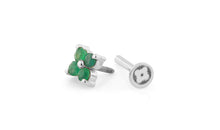 Piercing SERAINA mit Smaragd