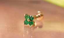 Piercing SERAINA mit Smaragd