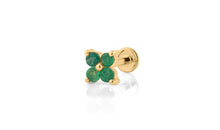 Piercing SERAINA mit Smaragd