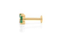 Piercing SERAINA mit Smaragd