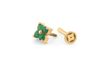 Piercing SERAINA mit Smaragd