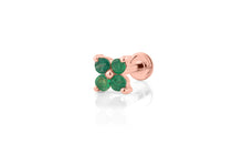 Piercing SERAINA mit Smaragd