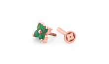 Piercing SERAINA mit Smaragd