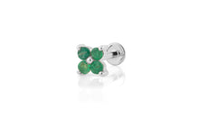Piercing SERAINA mit Smaragd