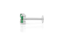 Piercing SERAINA mit Smaragd