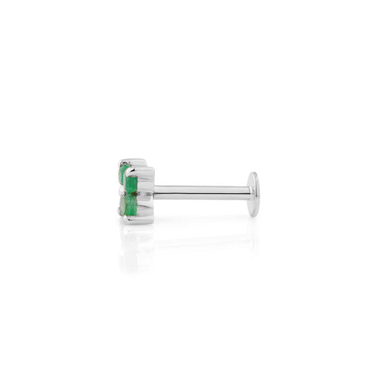 Piercing SERAINA mit Smaragd