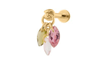 Piercing Turmalin Trill 3 Turmaline 3 X 6 mm Charms