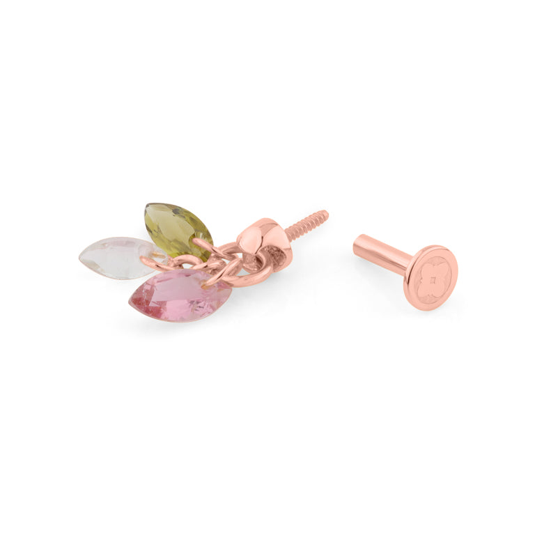 Piercing Turmalin Trill 3 Turmaline 3 X 6 mm Charms