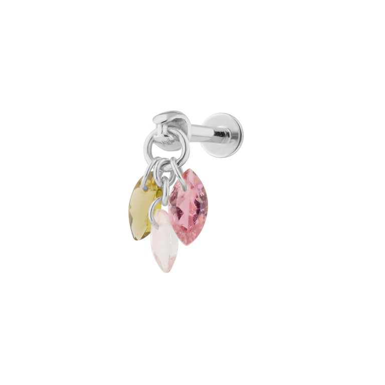 Piercing Turmalin Trill 3 Turmaline 3 X 6 mm Charms
