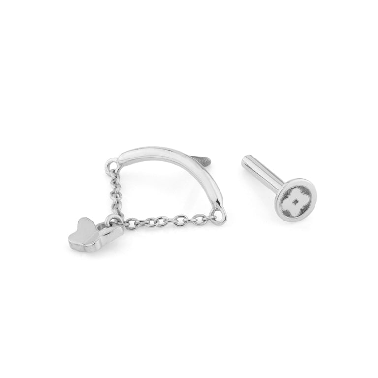 Piercing FARFALLA hidden Helix 18k Gold