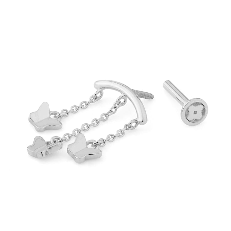 Piercing FLUTINA hidden helix 18k Gelbgold
