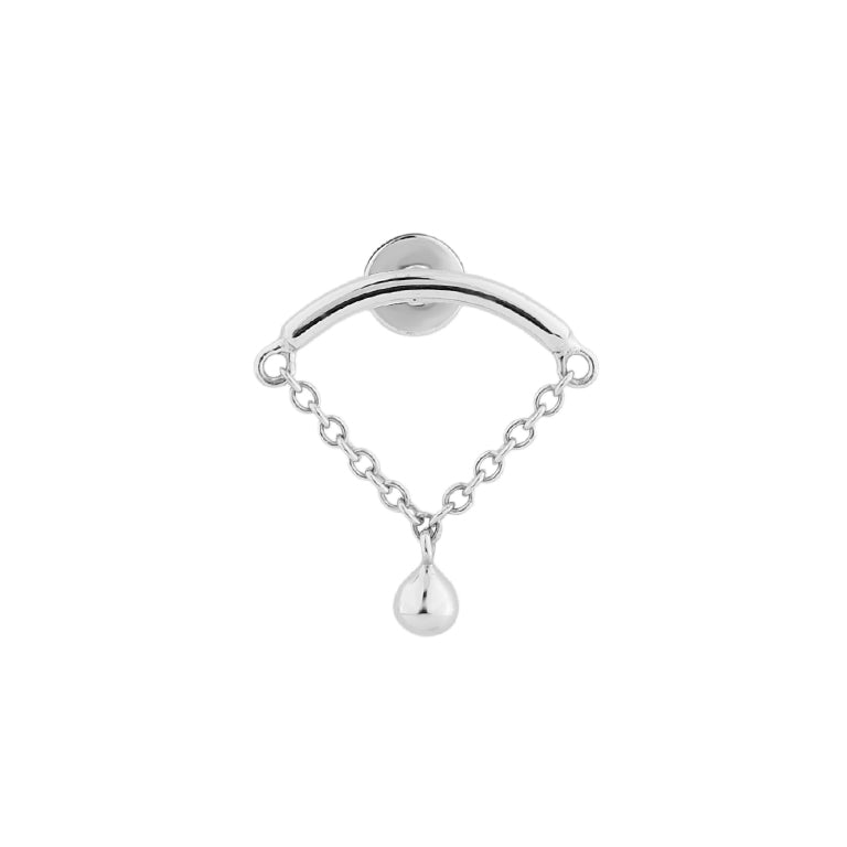 Piercing SINGLE BALL hidden  Helix 18k Gold