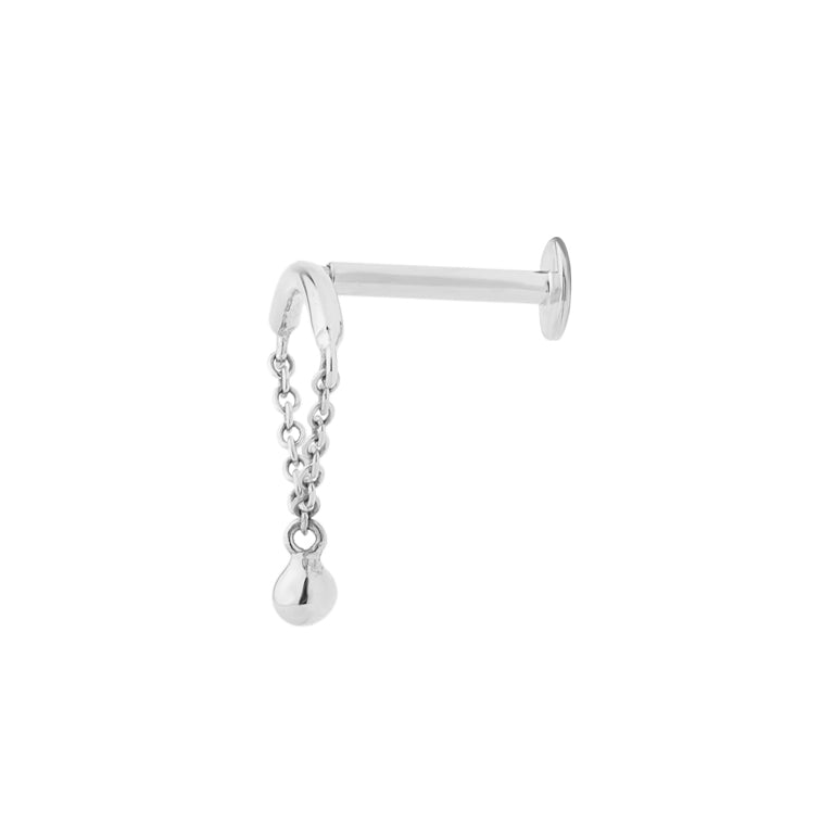 Piercing SINGLE BALL hidden  Helix 18k Gold