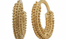 Ceolen Yannick 10 mm Silber – Strukturierte Mini Hoops