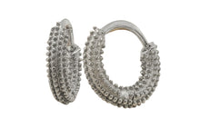 Ceolen Yannick 10 mm Silber – Strukturierte Mini Hoops
