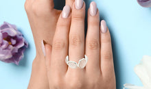 Ring MIRALIA Eternity Rosenquarz Silber