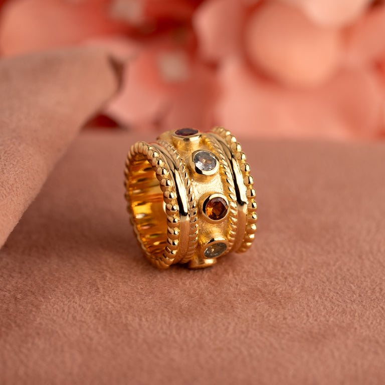 Ring SERENE Multiturmalin 16mm